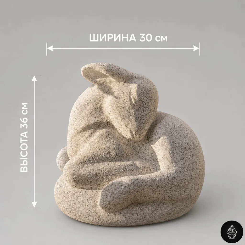 Қоян — В36 × Ш30 см